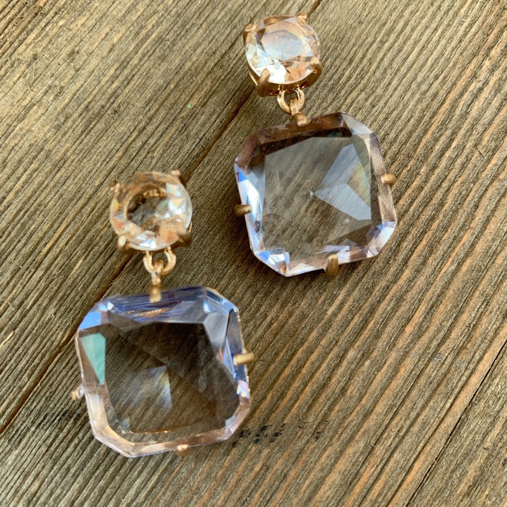 Square Drop Earrings